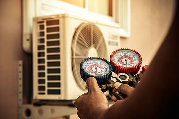 Professional Hvac Installation technician working in Asbury, NJ